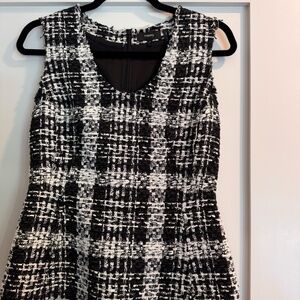 Theory Sculpt Tweed Top